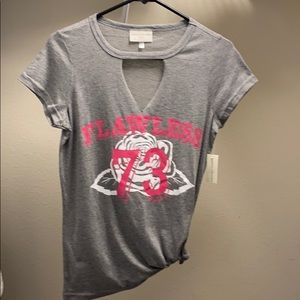 T shirt with cut out